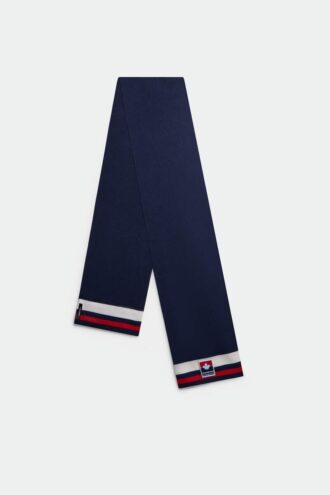 Dsquared2 gebreide sjaal met esdoornblad