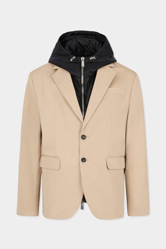 Dsquared2 Heritage blazer met capuchon Dsquared2 Heritage blazer met capuchon