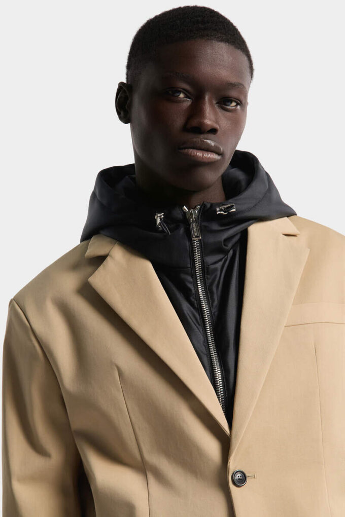 Dsquared2 Heritage blazer met capuchon Dsquared2 Heritage blazer met capuchon