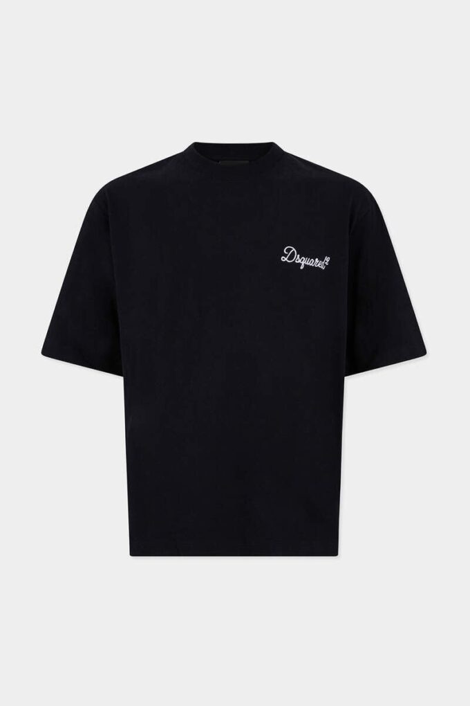 Dsquared2 kenmerkend T-shirt met losse pasvorm Dsquared2 kenmerkend T-shirt met losse pasvorm