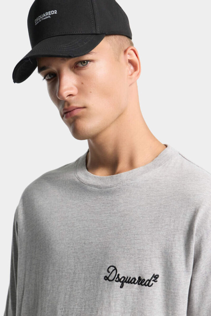 Dsquared2 kenmerkend T-shirt met losse pasvorm Dsquared2 kenmerkend T-shirt met losse pasvorm