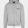 Dsquared2 kenmerkende hoodie met rits en relaxte pasvorm