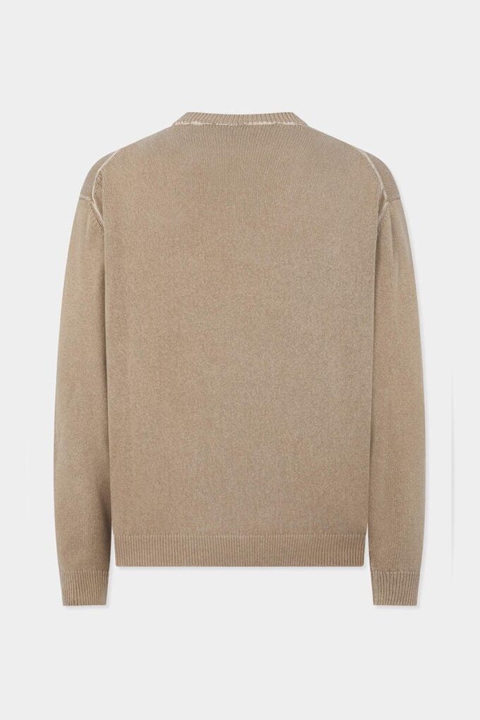 Dsquared2 kenmerkende jersey-steek trui