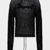 Dsquared2 kenmerkende pullover met opengewerkt patroon Dsquared2 kenmerkende pullover met opengewerkt patroon