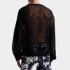 Dsquared2 kenmerkende pullover met opengewerkt patroon Dsquared2 kenmerkende pullover met opengewerkt patroon