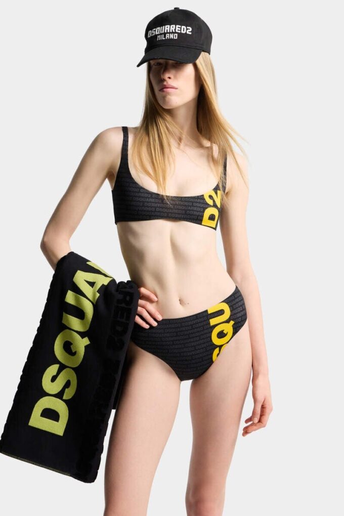 Dsquared2-logo bikinibroekje