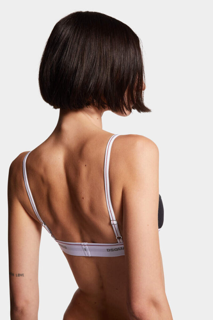 Dsquared2-logo driehoekige beha Dsquared2-logo driehoekige beha