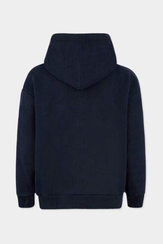 Dsquared2-logo hoodie met ritssluiting en boyfriend-pasvorm