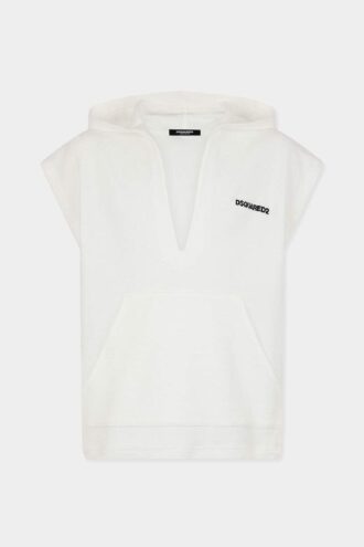 Dsquared2-logo hoodie van badstof