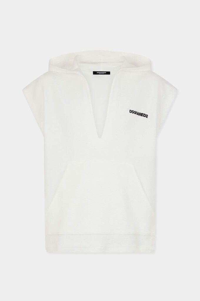 Dsquared2-logo hoodie van badstof Dsquared2-logo hoodie van badstof