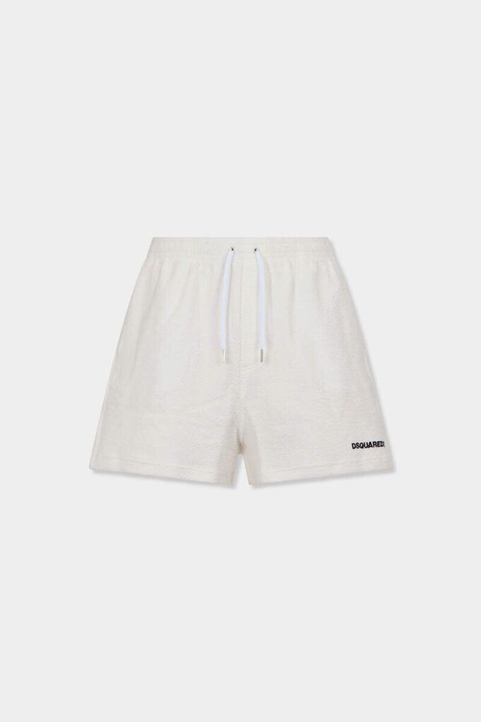 Dsquared2-logo-korte broek van badstof Dsquared2-logo-korte broek van badstof