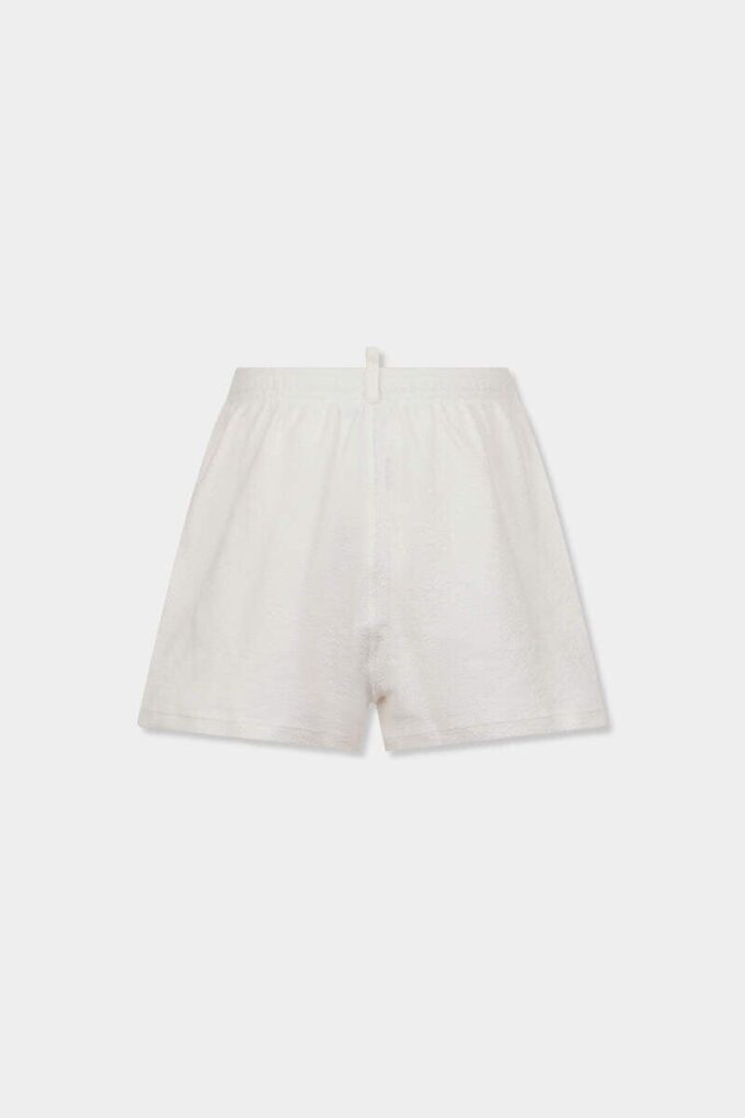 Dsquared2-logo-korte broek van badstof Dsquared2-logo-korte broek van badstof