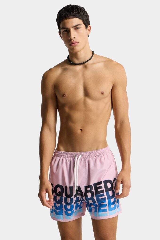 Dsquared2 Logo Midi zwemboxer Dsquared2 Logo Midi zwemboxer