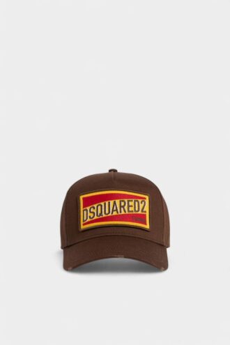 Dsquared2-logo-patch baseballpet Dsquared2-logo-patch baseballpet