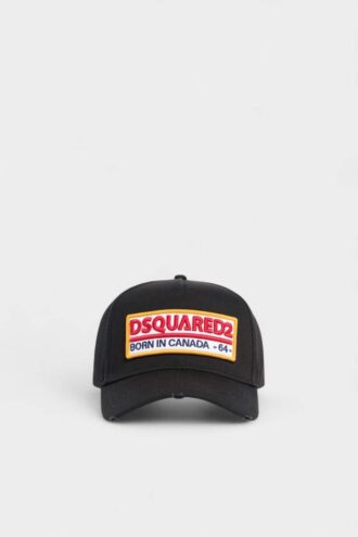 Dsquared2-logo-patch baseballpet