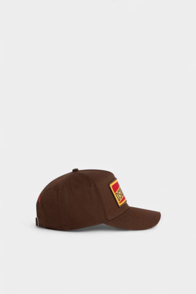 Dsquared2-logo-patch baseballpet Dsquared2-logo-patch baseballpet