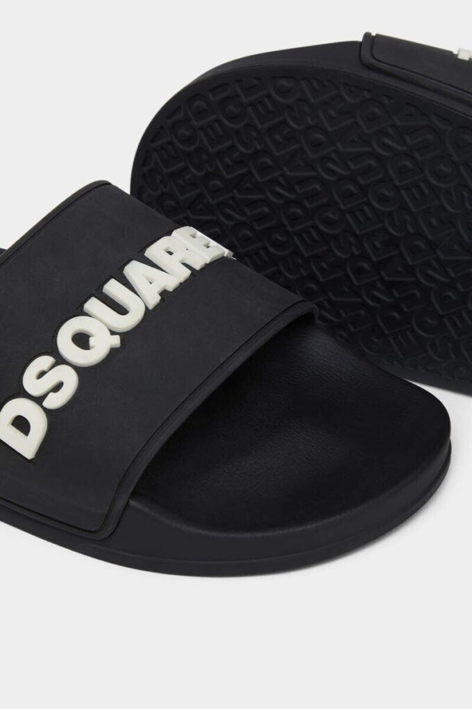Dsquared2-logo-slippers
