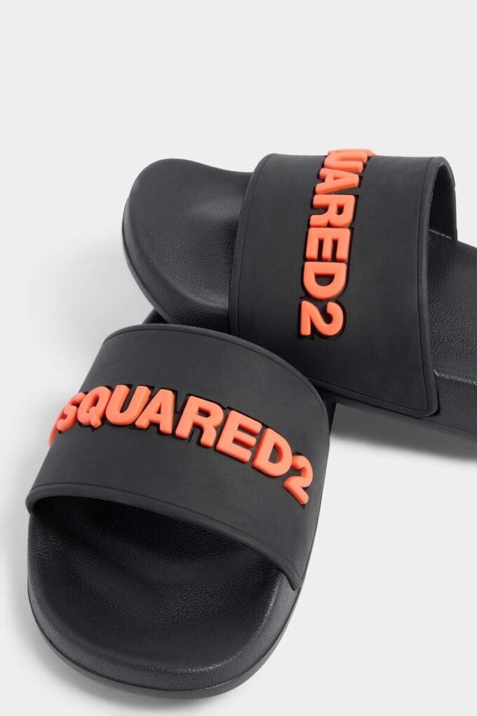 Dsquared2-logo-slippers