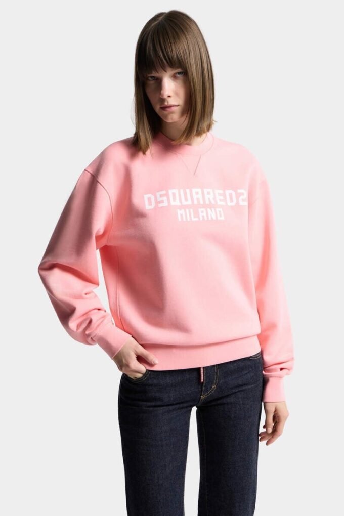 Dsquared2 Milano Just Right Fit T-shirt met ronde hals Dsquared2 Milano Just Right Fit T-shirt met ronde hals