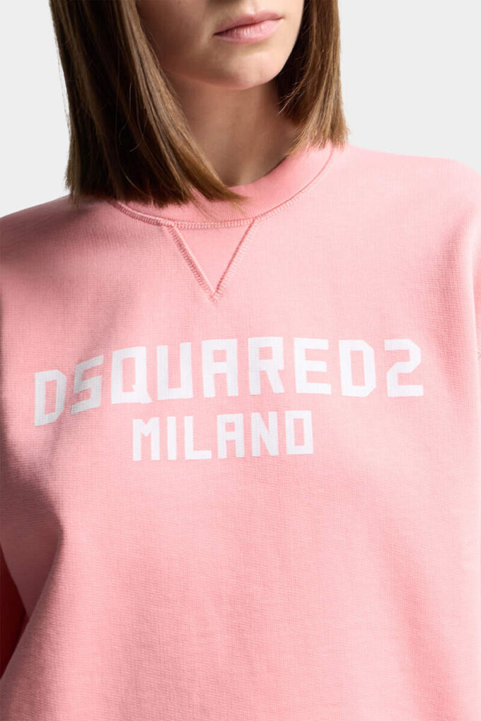 Dsquared2 Milano Just Right Fit T-shirt met ronde hals Dsquared2 Milano Just Right Fit T-shirt met ronde hals
