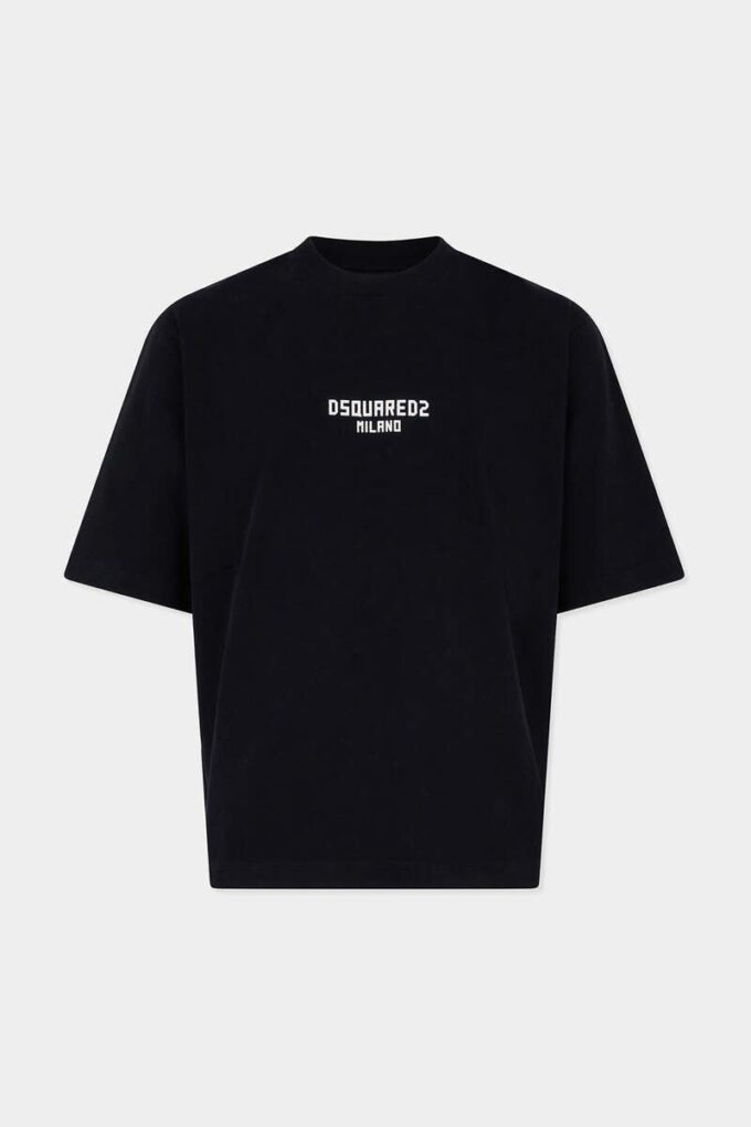 Dsquared2 Milano T-shirt met losse pasvorm Dsquared2 Milano T-shirt met losse pasvorm