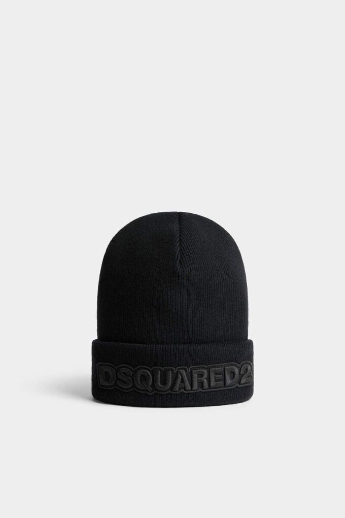 Dsquared2-muts met gebreid logo Dsquared2-muts met gebreid logo