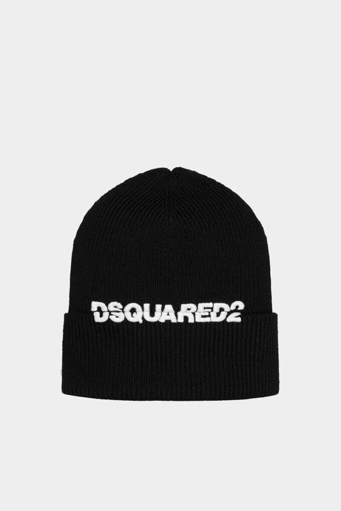 Dsquared2-muts met gebreid logo Dsquared2-muts met gebreid logo