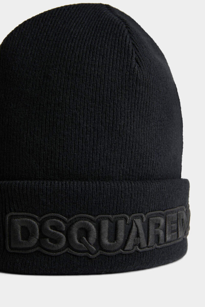 Dsquared2-muts met gebreid logo Dsquared2-muts met gebreid logo