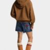 Dsquared2 Rebels donkere wassing afgeknipte korte broeken Dsquared2 Rebels donkere wassing afgeknipte korte broeken