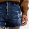 Dsquared2 Rebels donkere wassing afgeknipte korte broeken Dsquared2 Rebels donkere wassing afgeknipte korte broeken