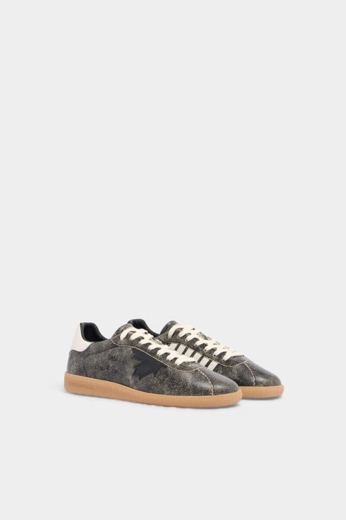 Dsquared2 Rebels Sneakers van gekraakt leer Dsquared2 Rebels Sneakers van gekraakt leer