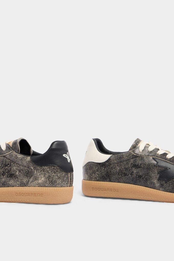 Dsquared2 Rebels Sneakers van gekraakt leer Dsquared2 Rebels Sneakers van gekraakt leer