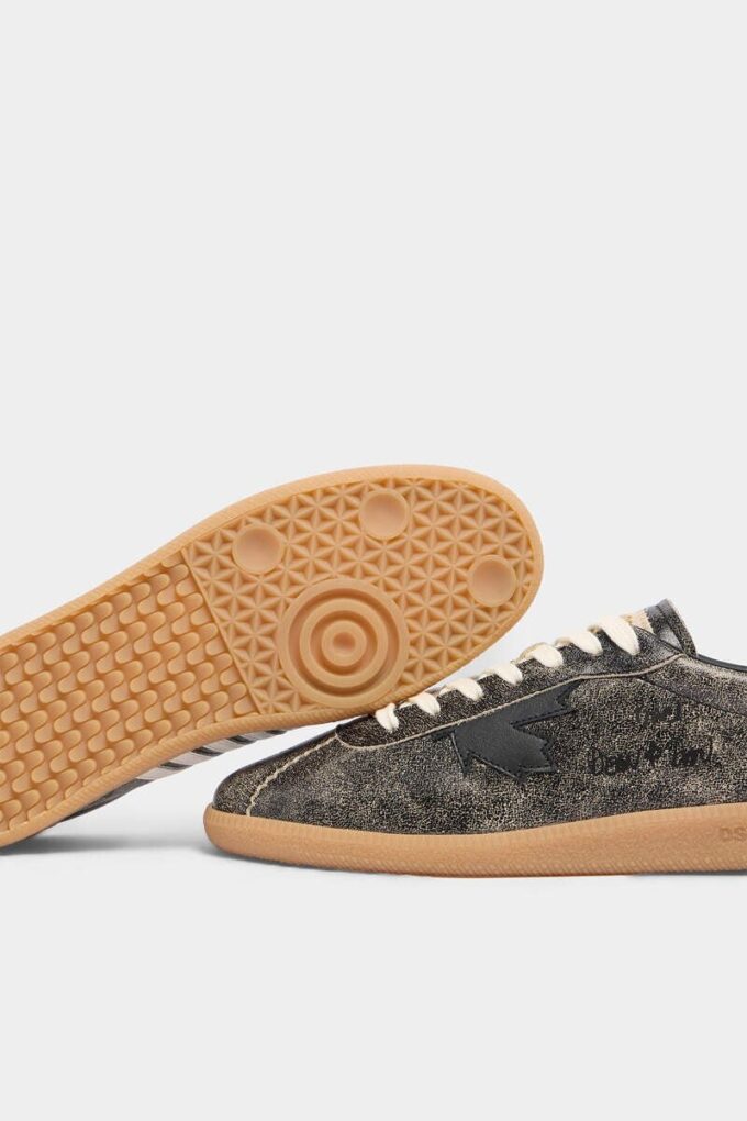Dsquared2 Rebels Sneakers van gekraakt leer Dsquared2 Rebels Sneakers van gekraakt leer