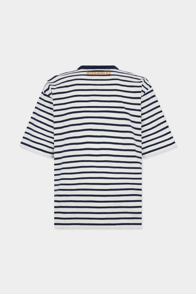 Dsquared2 Rebels T-shirt met losse pasvorm Dsquared2 Rebels T-shirt met losse pasvorm