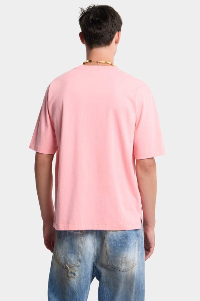 Dsquared2 Rebels T-shirt met losse pasvorm Dsquared2 Rebels T-shirt met losse pasvorm