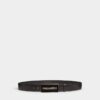 Dsquared2 riem met logo-plaatje in dezelfde kleur