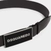 Dsquared2 riem met logo-plaatje in dezelfde kleur