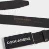 Dsquared2 riem met logo-plaatje in dezelfde kleur