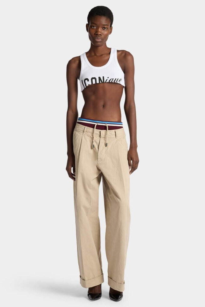 Dsquared2 Signature hybride gebreide broek Dsquared2 Signature hybride gebreide broek