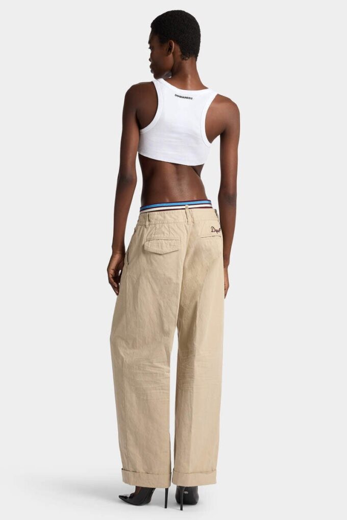 Dsquared2 Signature hybride gebreide broek Dsquared2 Signature hybride gebreide broek