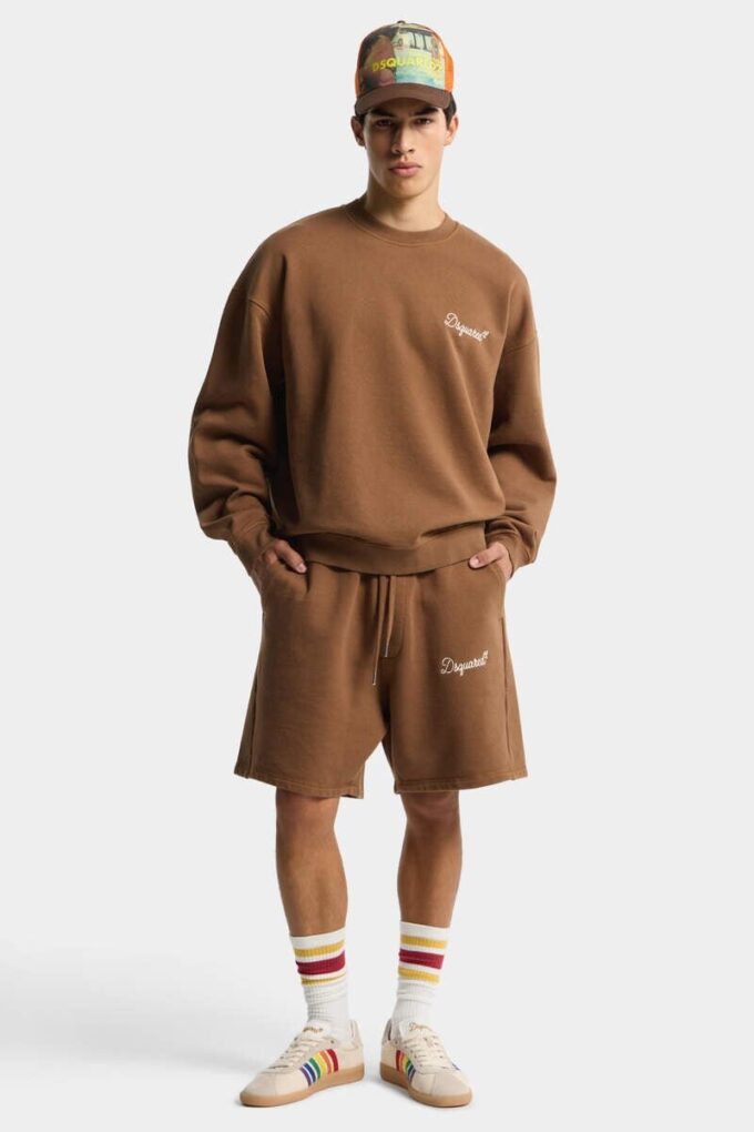Dsquared2 Signature Relax Fit Korte Broeken Dsquared2 Signature Relax Fit Korte Broeken