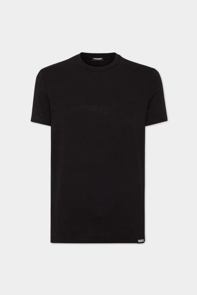 Dsquared2 T-shirt met geborduurd logo Dsquared2 T-shirt met geborduurd logo
