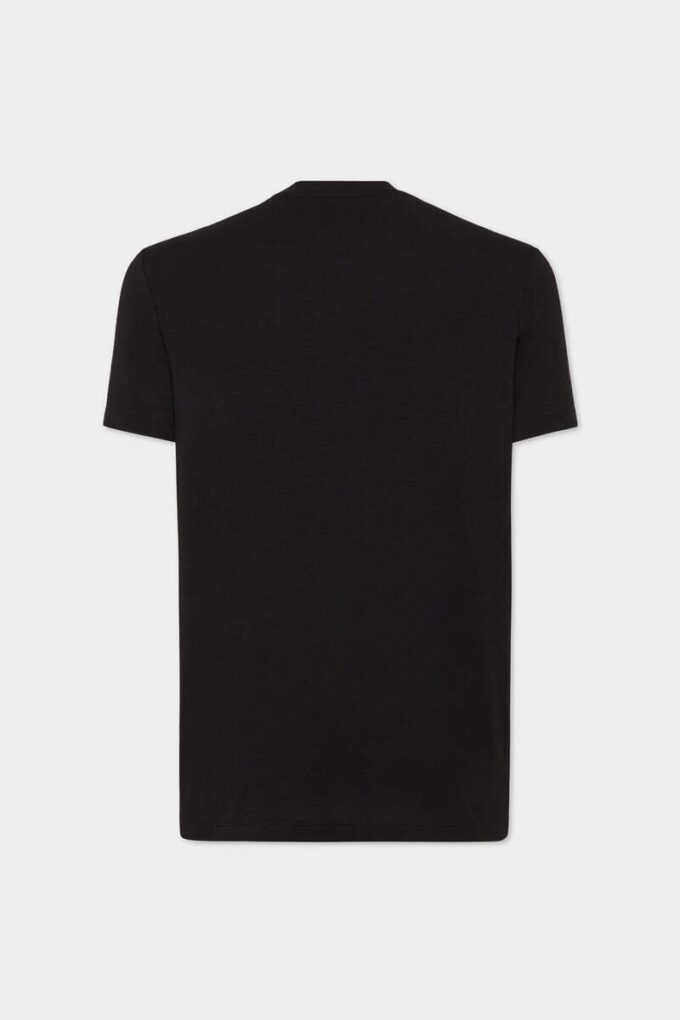 Dsquared2 T-shirt met geborduurd logo Dsquared2 T-shirt met geborduurd logo