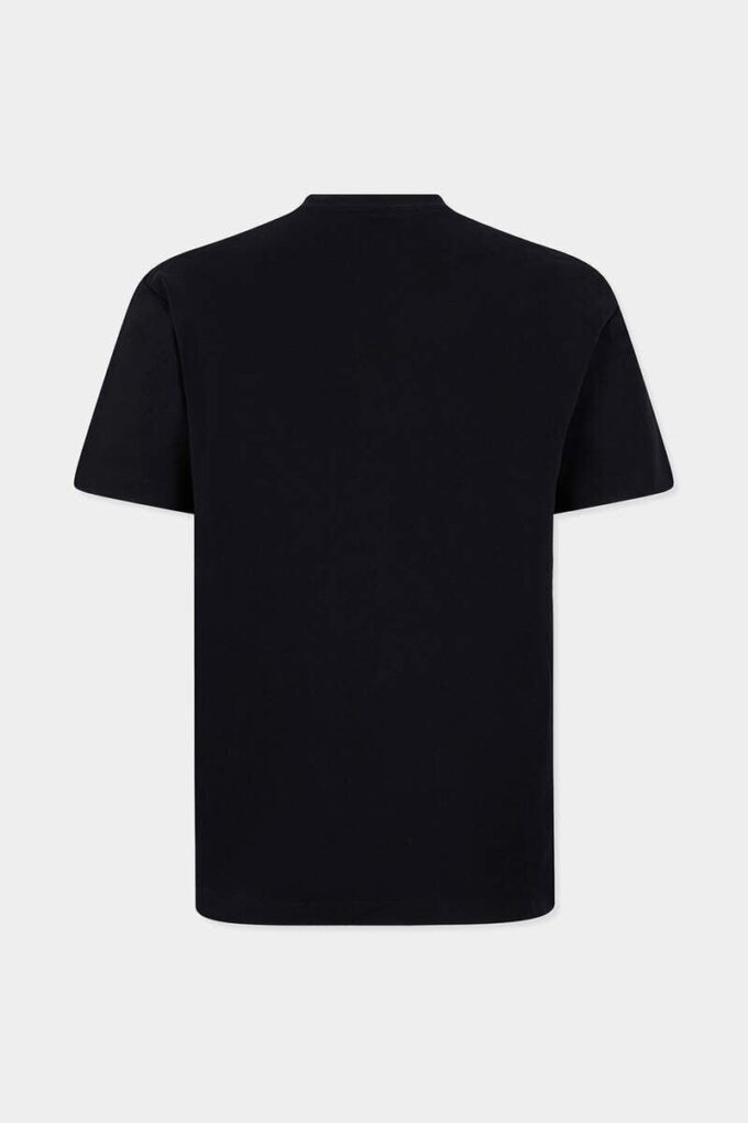 Dsquared2 T-shirt met logo-plaatje en coole pasvorm Dsquared2 T-shirt met logo-plaatje en coole pasvorm
