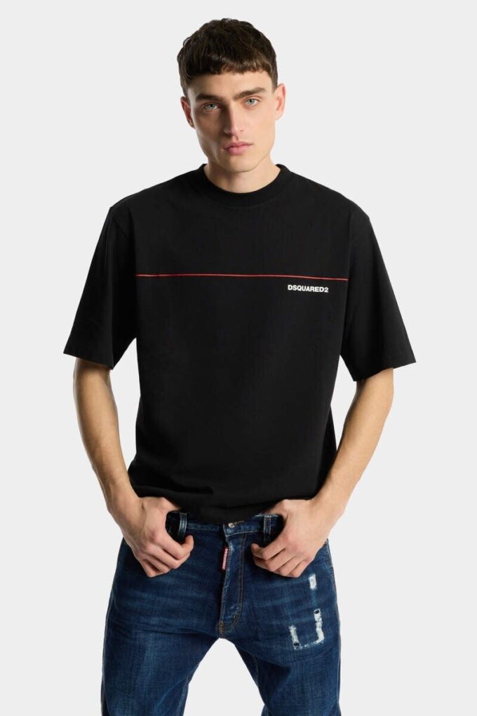 Dsquared2 Tape Overhemd met losse pasvorm Dsquared2 Tape Overhemd met losse pasvorm