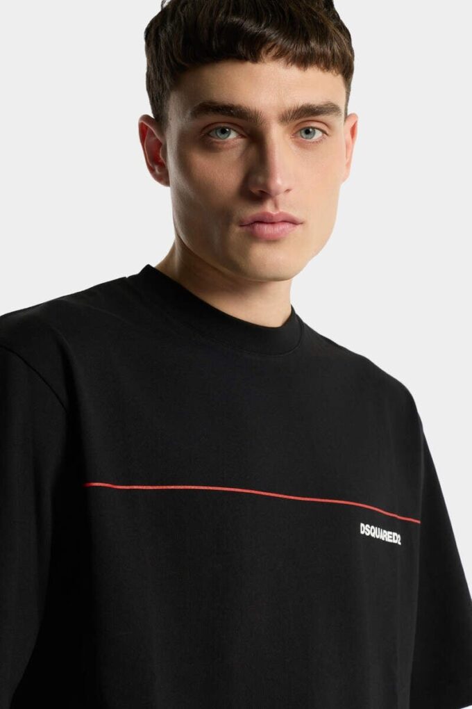 Dsquared2 Tape Overhemd met losse pasvorm Dsquared2 Tape Overhemd met losse pasvorm