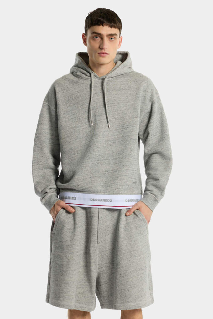 Dsquared2 Tape Relax Fit Hoodie Dsquared2 Tape Relax Fit Hoodie