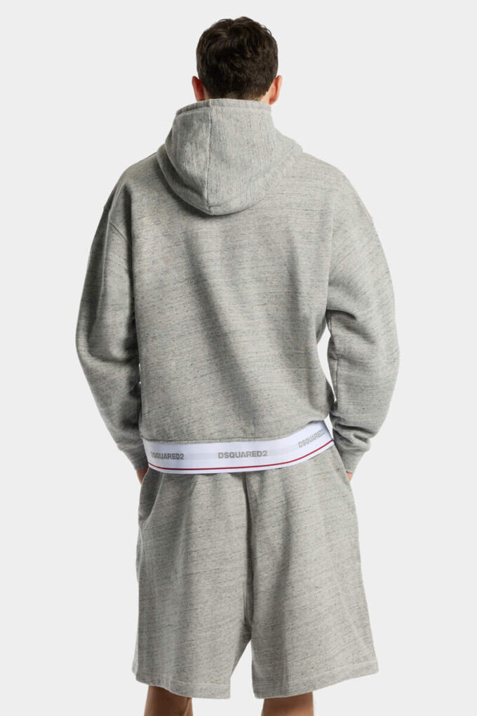 Dsquared2 Tape Relax Fit Hoodie Dsquared2 Tape Relax Fit Hoodie