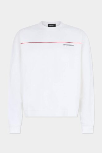 Dsquared2 Tape Relax Fit T-shirt met ronde hals