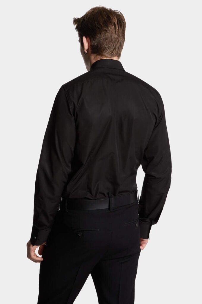 Easy Slim Mini Dean-kraag overhemd Easy Slim Mini Dean-kraag overhemd